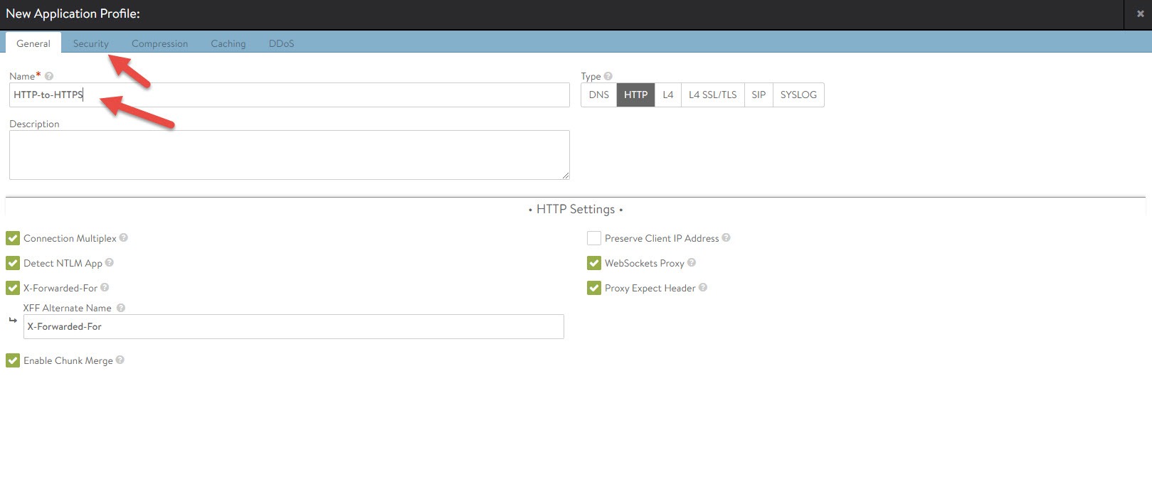 new application profile nsx-alb