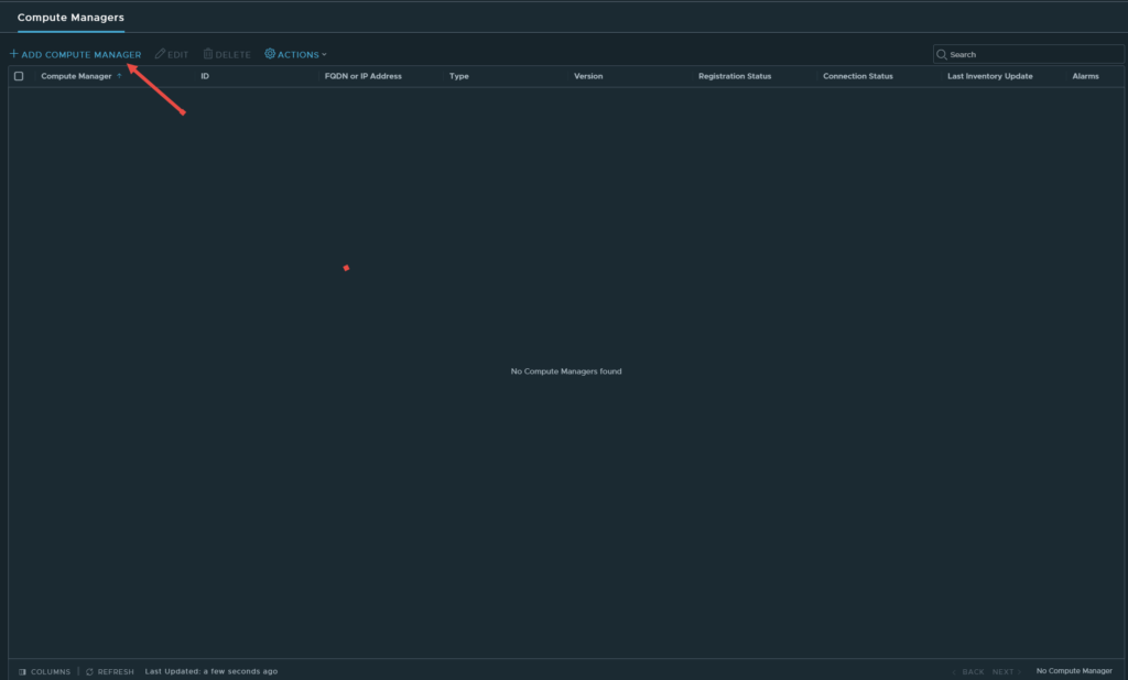 add compute manager to global manager cluster